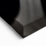 Modern Abstract Canvas Prints – 3D Black & White Wave Pattern