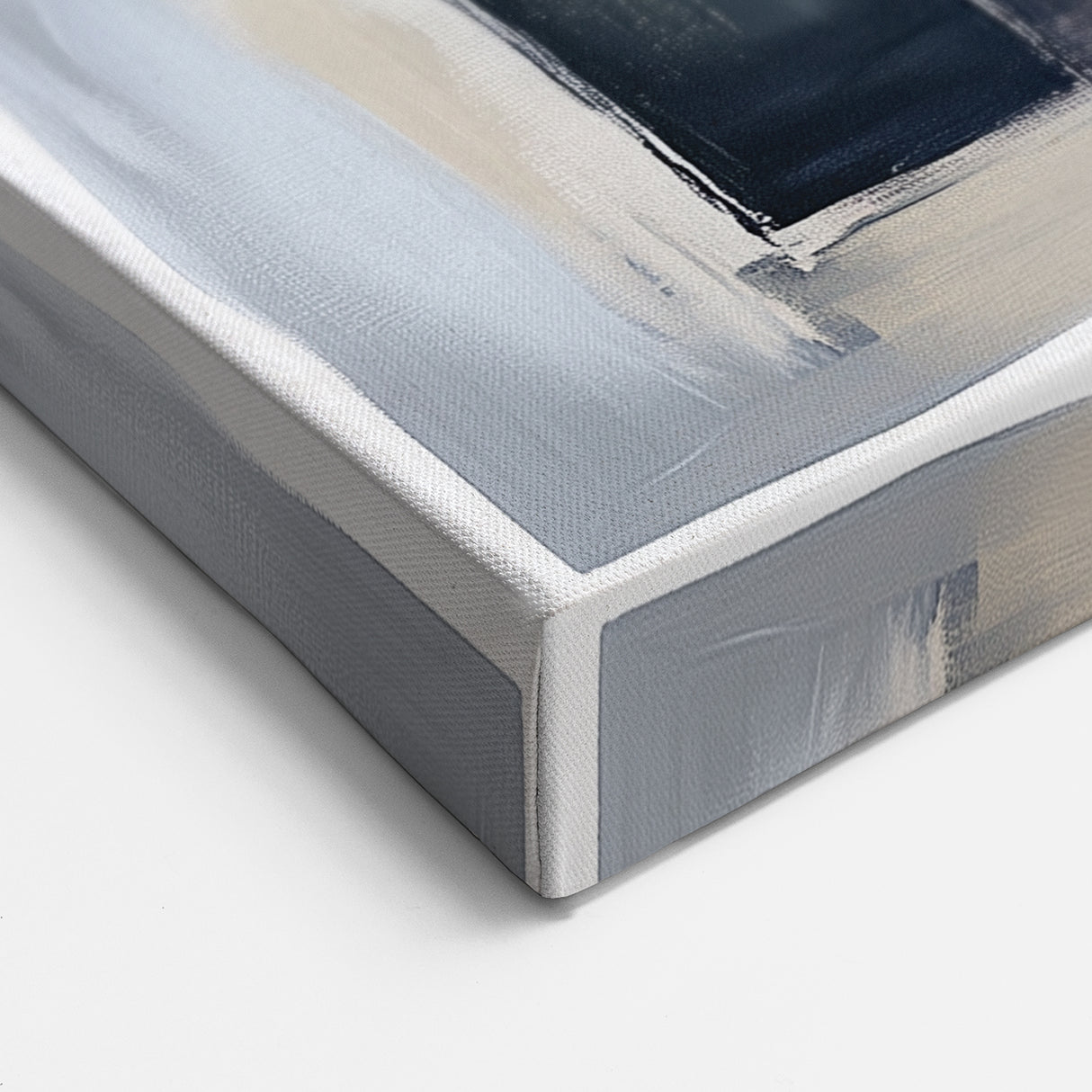 Minimalist Abstract Wall Art – Grid Silence in Muted Gray Tones