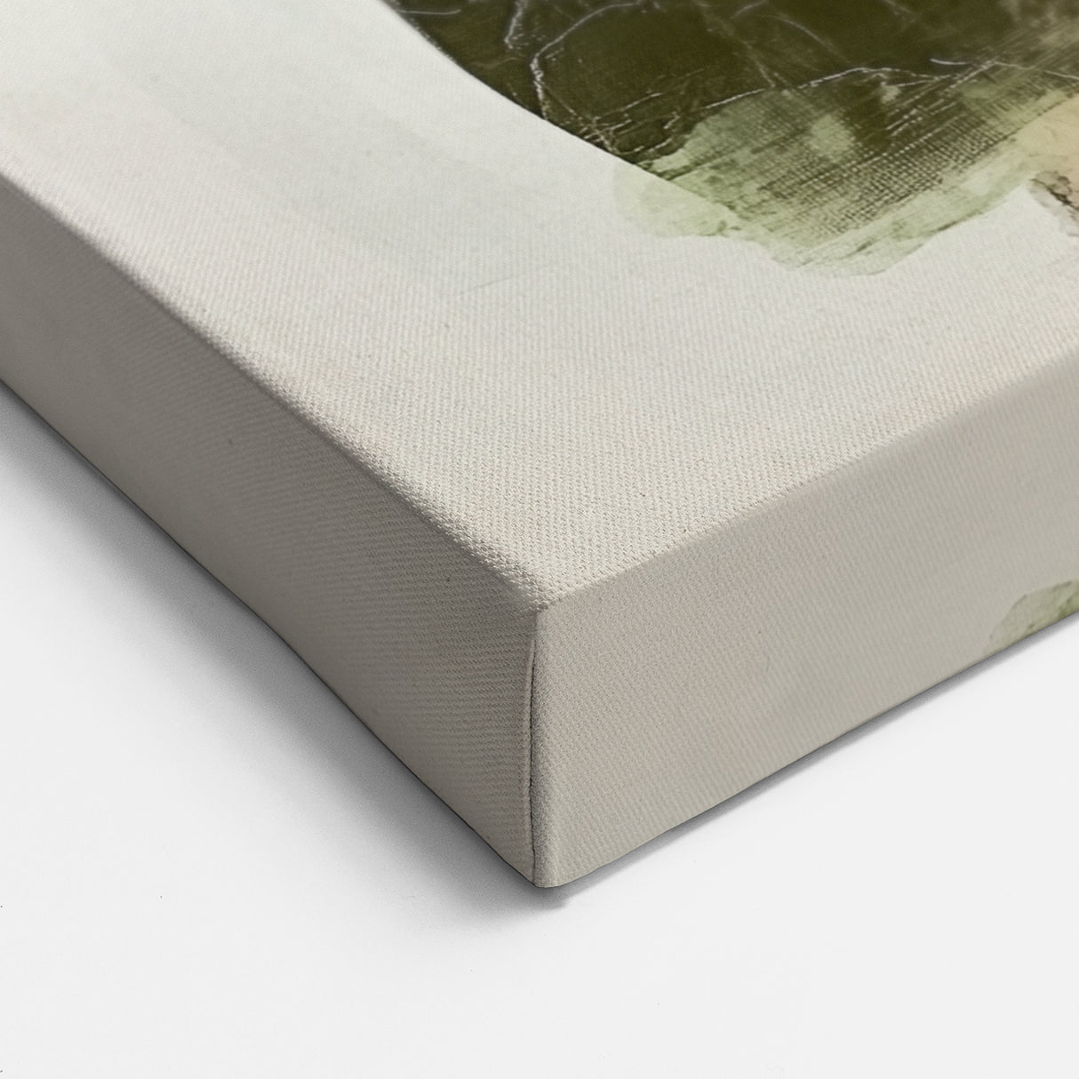 Abstract Art Prints – Textured Balance in Beige, Blue & Olive