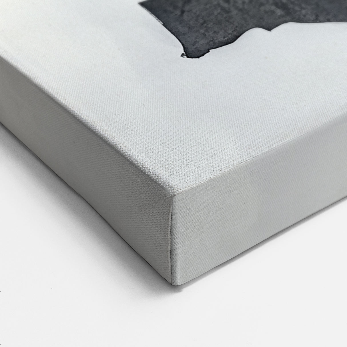 Modern Abstract Wall Art – Linear Terrain in Gray, Black & White