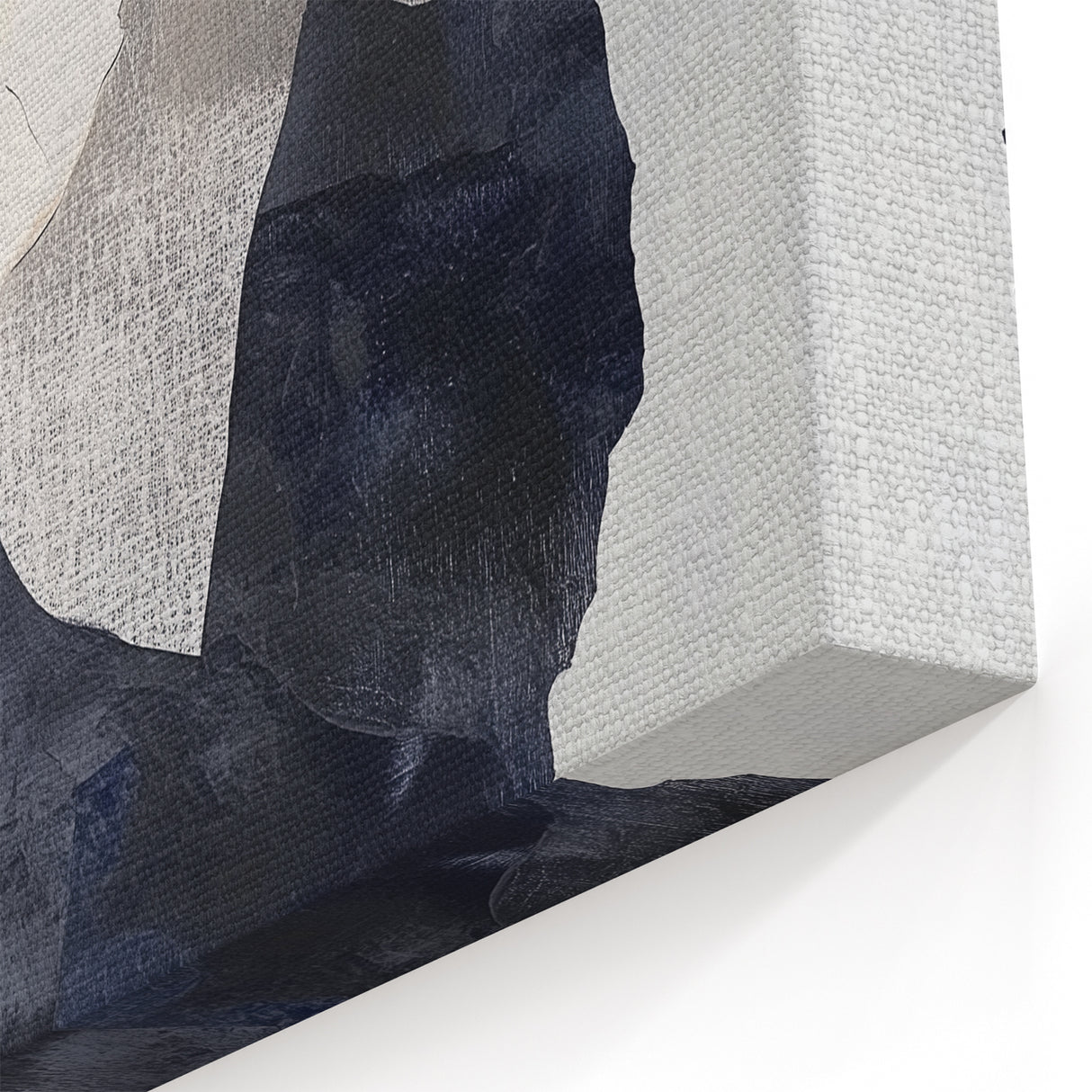 Abstract Art Prints – Neutral Collage in Black, White & Gray