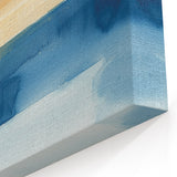 Modern Abstract Wall Art – Coastal Brushstroke Harmony