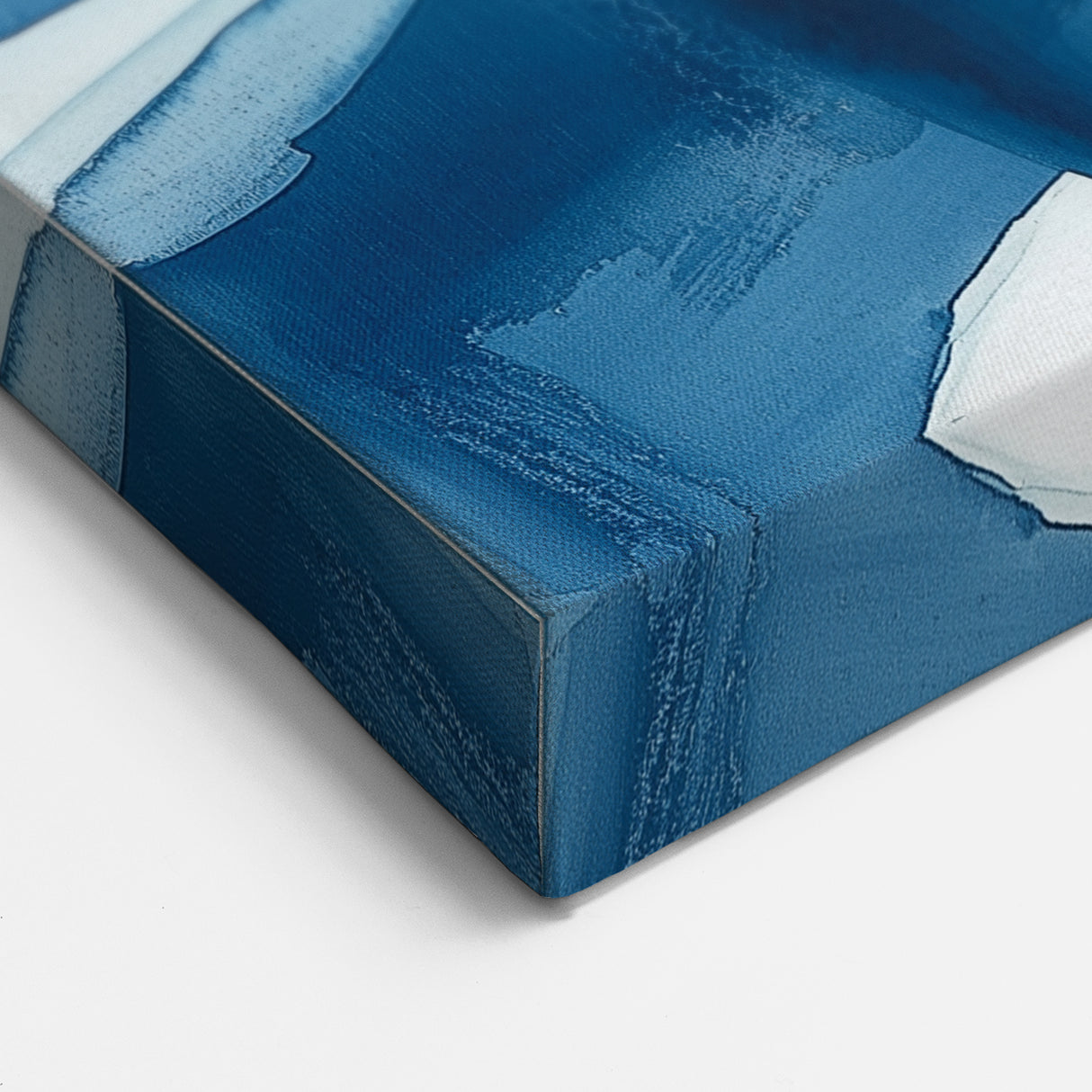 Modern Abstract Wall Art – Coastal Brushstroke Harmony