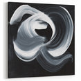 Geometric Abstract Wall Decor – Monochrome Energy Flow