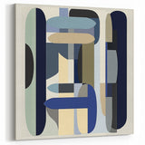 Contemporary Abstract Canvas – Structured Geometric Balance