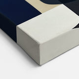 Modern Abstract Wall Art – Vertical Capsule Geometry