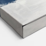 Modern Abstract Wall Art – Textured Blue and Beige Blocks