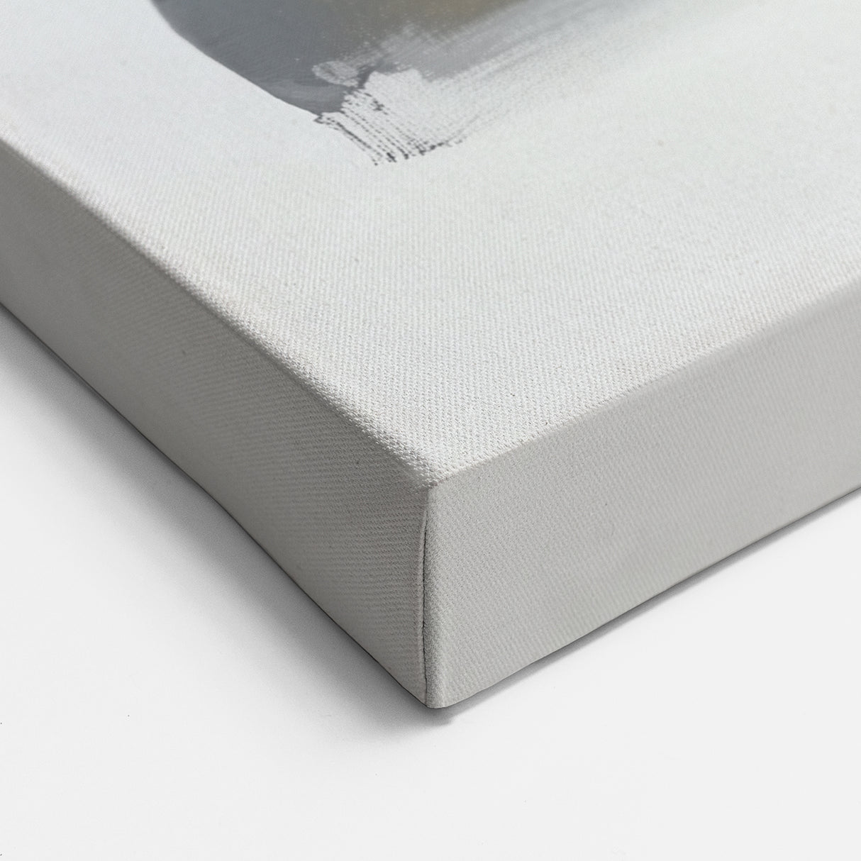 Geometric Abstract Wall Decor – Royal Blue and Gold Brushstroke Art