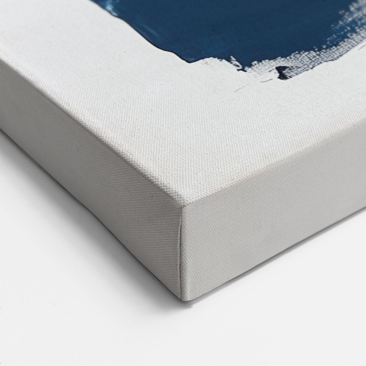 Abstract Art Prints – Bold Black and Navy with Metallic Gold Accents