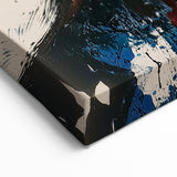 High Contrast Abstract Paintings – Color Burst Portrait Silhouette