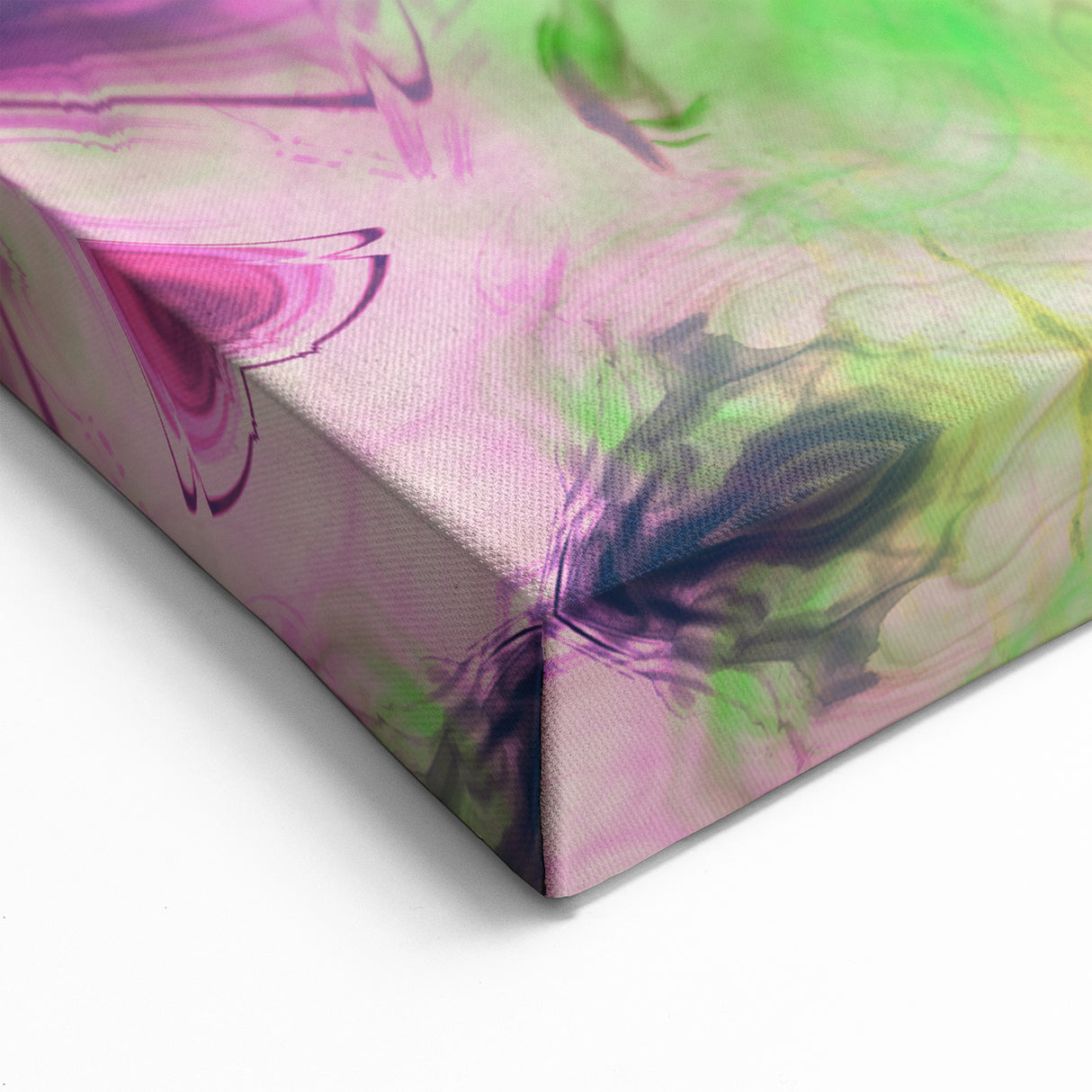 Bold Abstract Wall Art Collection – Vivid Neon Swirl Explosion