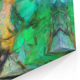 Modern Abstract Canvas Prints – Dreamlike Face in Earth Tones