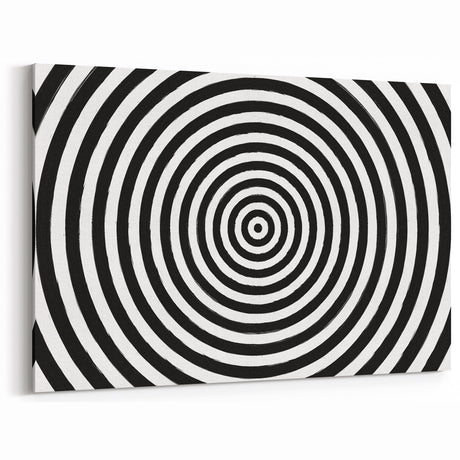 Hypnotic Spiral Illusion – Geometric Abstract Art Print