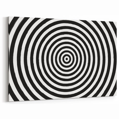 Hypnotic Spiral Illusion – Geometric Abstract Art Print