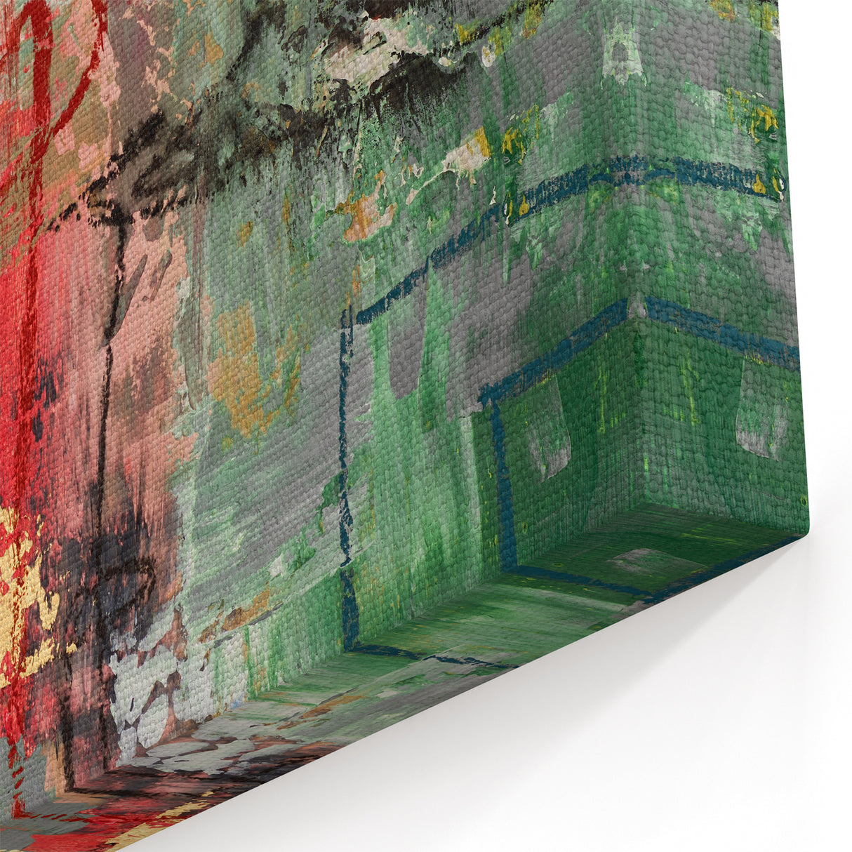 Earthy Grid of Color – High-Contrast Abstract Paintings Online
