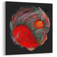 Swirling Red Orbit – Colorful Abstract Wall Hangings for Home