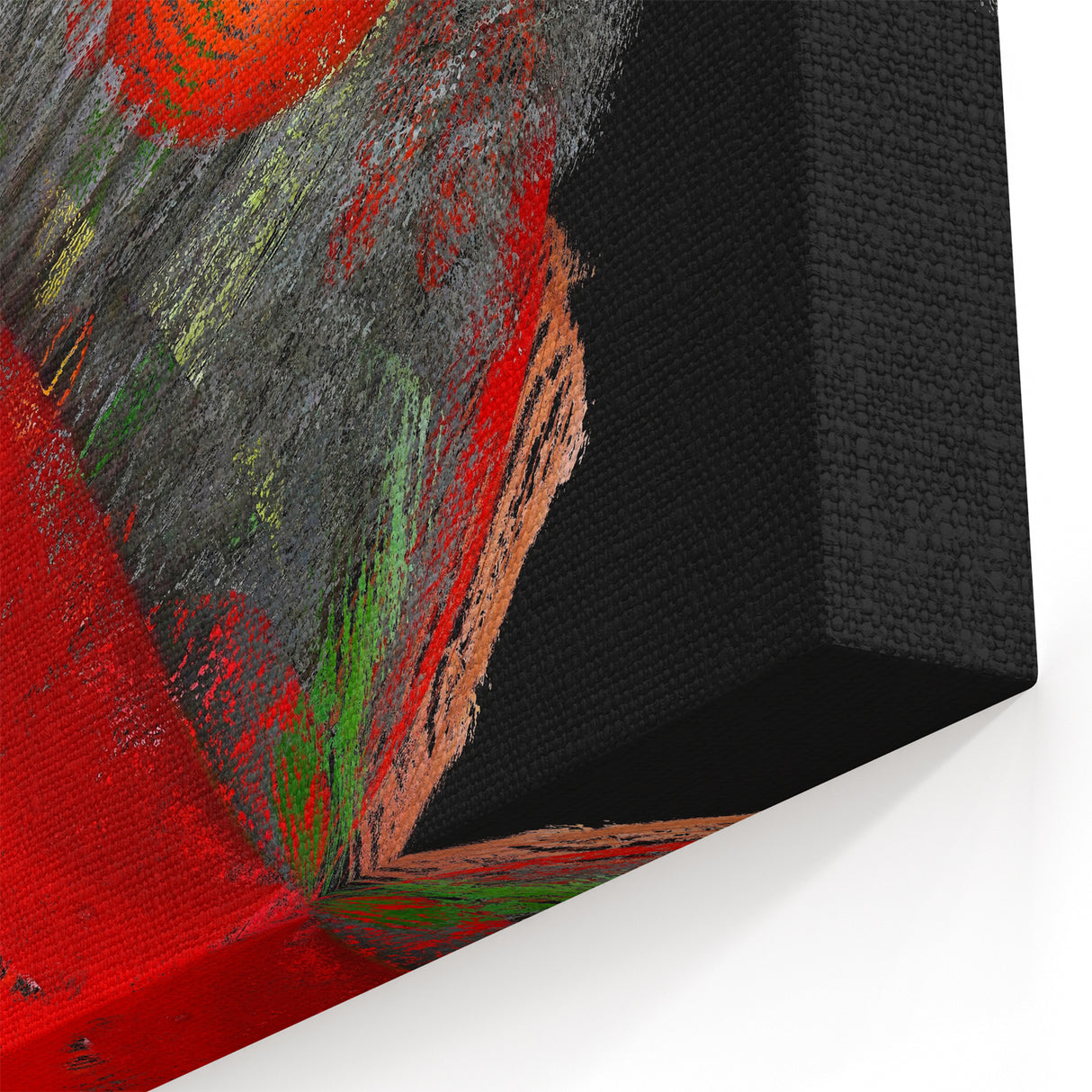 Swirling Red Orbit – Colorful Abstract Wall Hangings for Home
