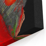 Swirling Red Orbit – Colorful Abstract Wall Hangings for Home