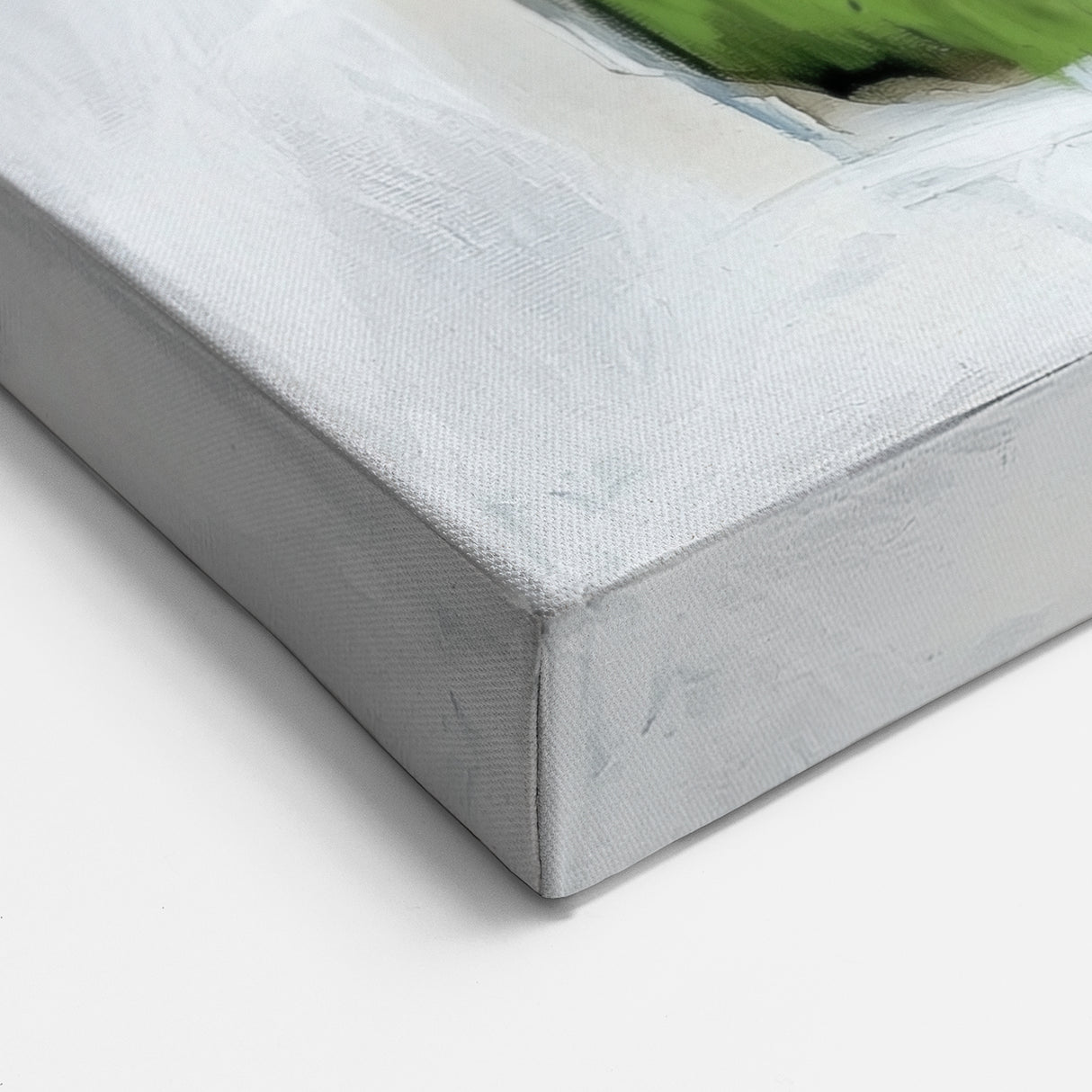 Minimalist Abstract Wall Art – Green, Black, and Blue Geometry