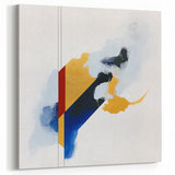 Contemporary Abstract Canvas – Geometric Colorfield Motion