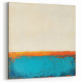 Colorful Abstract Wall Art – Coastal Horizon in Bold Texture