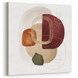 Geometric Minimalist Abstract Wall Art – Modern Earth Tone Design
