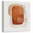 Abstract Geometric Framed Art – Minimalist Wall Art in Earth Tones