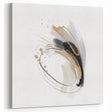 Minimalist Wall Art for Modern Interiors – Abstract Gold & Black Print