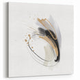 Minimalist Wall Art for Modern Interiors – Abstract Gold & Black Print