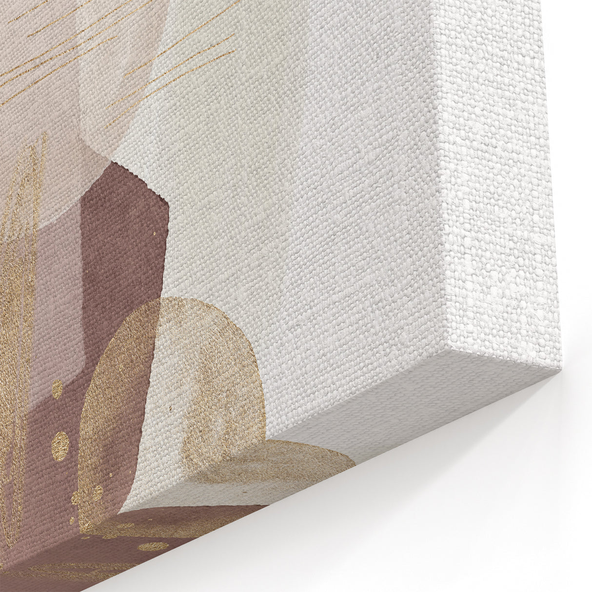 Contemporary Minimalist Wall Art – Beige and Brown Geometric Print