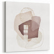 Minimalist Abstract Canvas Prints – Beige and Brown Geometric Wall Art