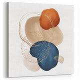 Abstract geometric framed art – minimalist wall art for interiors
