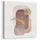Abstract geometric wall art – minimalist canvas print for interiors