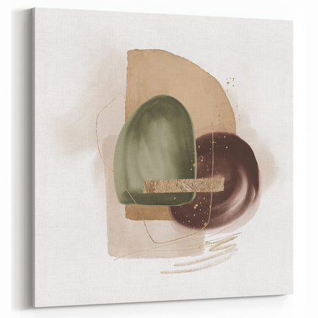 Contemporary geometric wall art – minimalist abstract canvas print