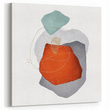 Abstract geometric framed art – bold minimalist wall decor print