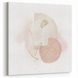 Contemporary minimalist wall art – soft beige and gold abstract print