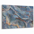 Timeless Textures Abstract Wall Art – Blue Onyx-Inspired Canvas Print