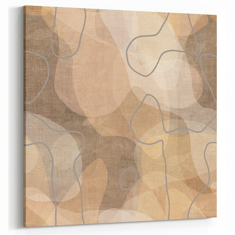 Timeless Textures - Modern Abstract Wall Art in Neutral Tones