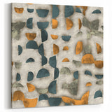 Geometric Abstract Canvas Art - Timeless Textures in Bold Hues
