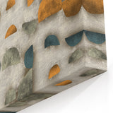 Geometric Abstract Canvas Art - Timeless Textures in Bold Hues