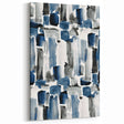 Earthen Harmony Abstracts – Navy and Gray Minimalist Wall Art Print