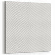 Contemporary Framed Abstract Art - Wavy Minimal Texture Design