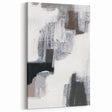 Earthen Harmony Abstracts – Black, White & Gray Modern Wall Art Print