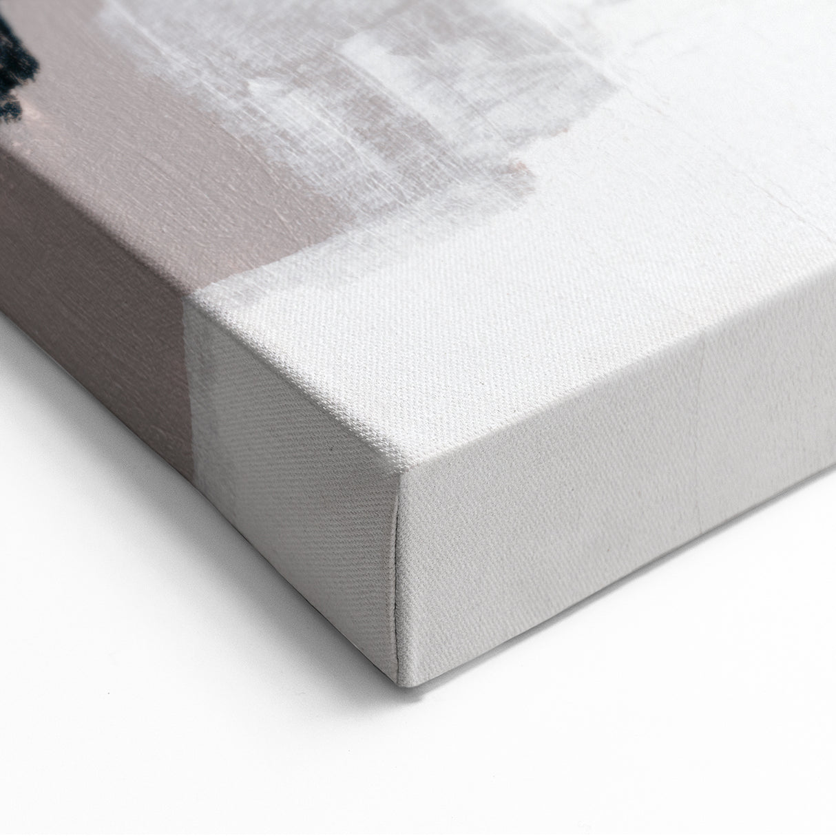 Earthen Harmony Abstracts – Black, White & Gray Modern Wall Art Print