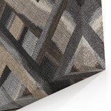 Minimalist Textured Art Pieces - Interwoven Neutrals in Motion