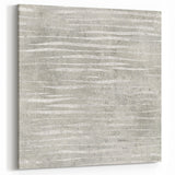 Contemporary Framed Abstract Art - Light Gray Textured Flow Design