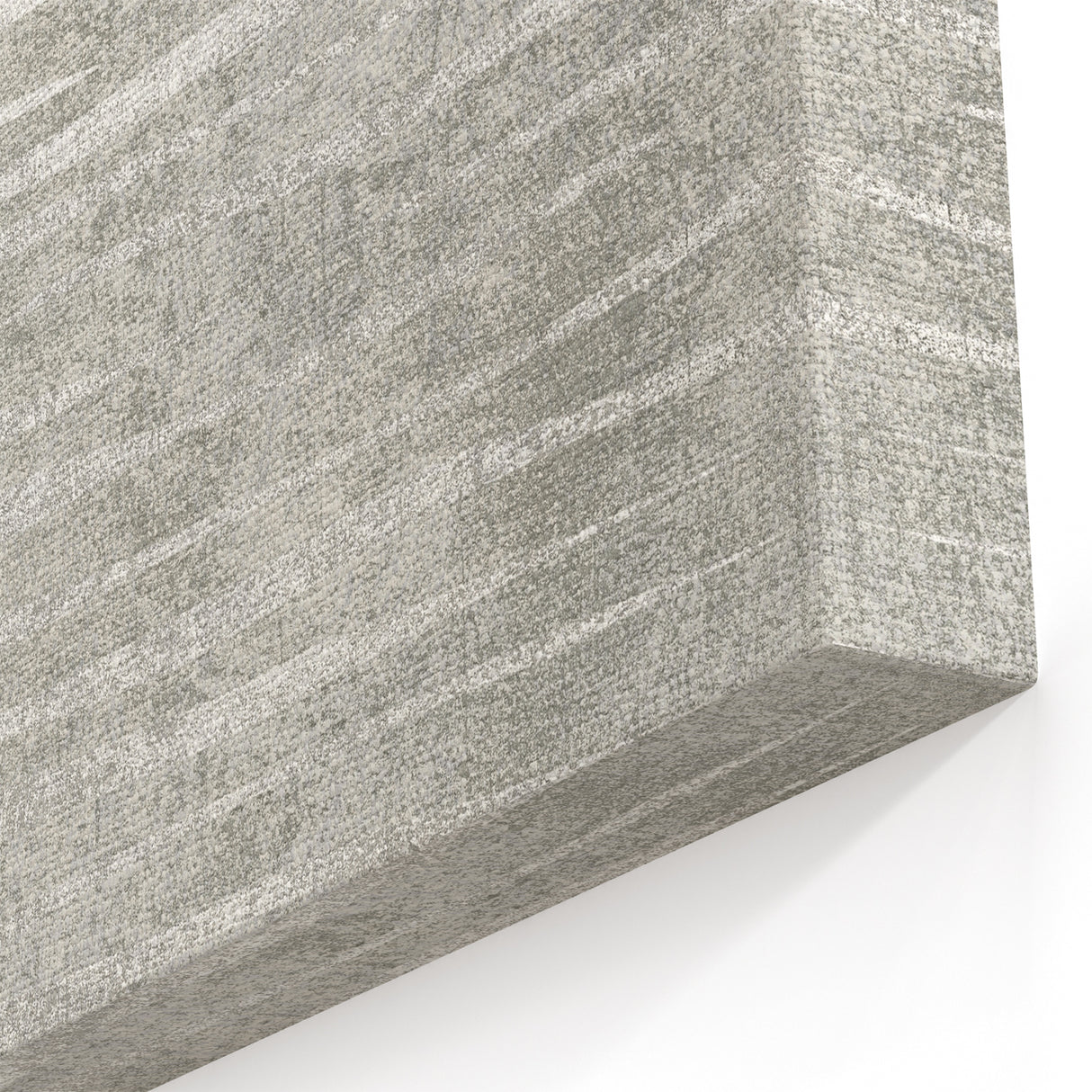 Contemporary Framed Abstract Art - Light Gray Textured Flow Design