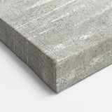Contemporary Framed Abstract Art - Light Gray Textured Flow Design
