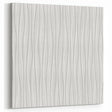 Textured Acrylic Wall Art - Vertical Wave Lines in Soft Neutrals