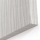 Textured Acrylic Wall Art - Vertical Wave Lines in Soft Neutrals